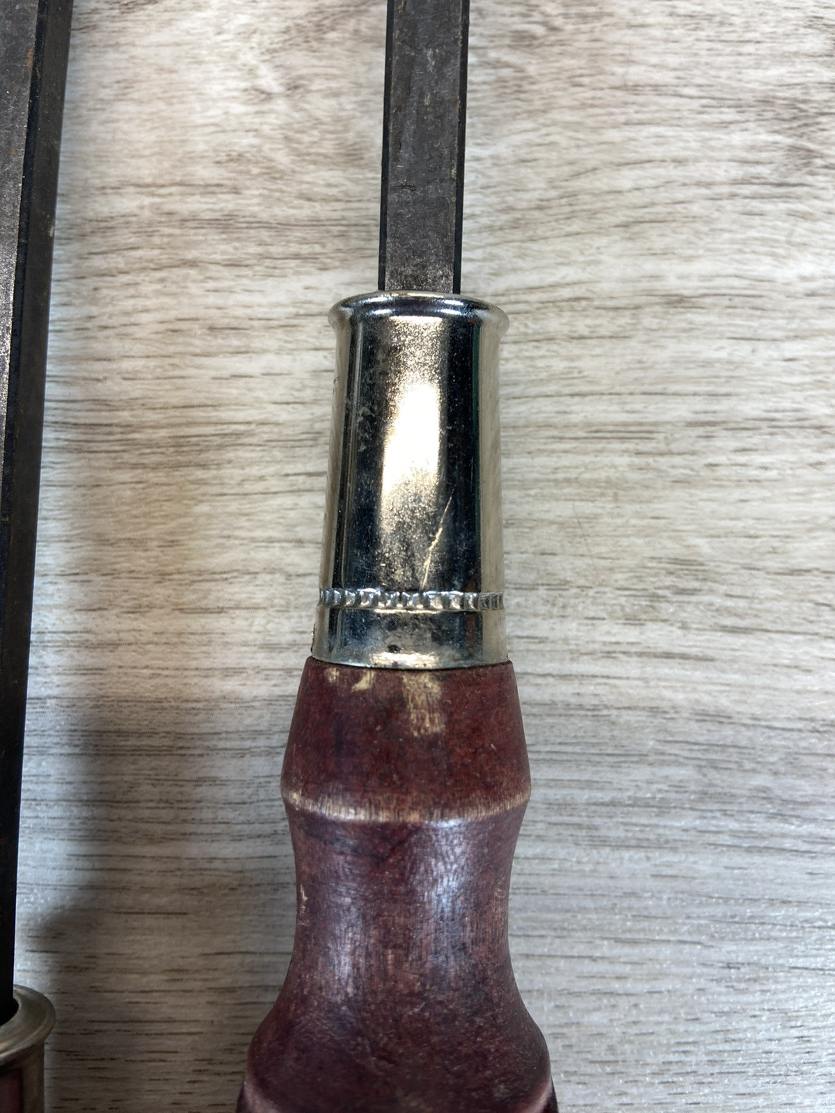 Vintage Cobra Wood Handle Screwdriver Set (6) Flathead Tools Great Condition