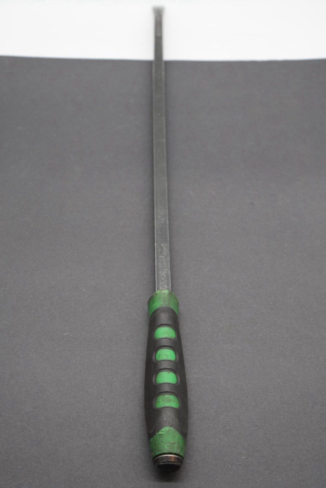 Matco Tools Pry Bar 36”Inch Bent Curved Tip Strike Handle (Green) PBG36C