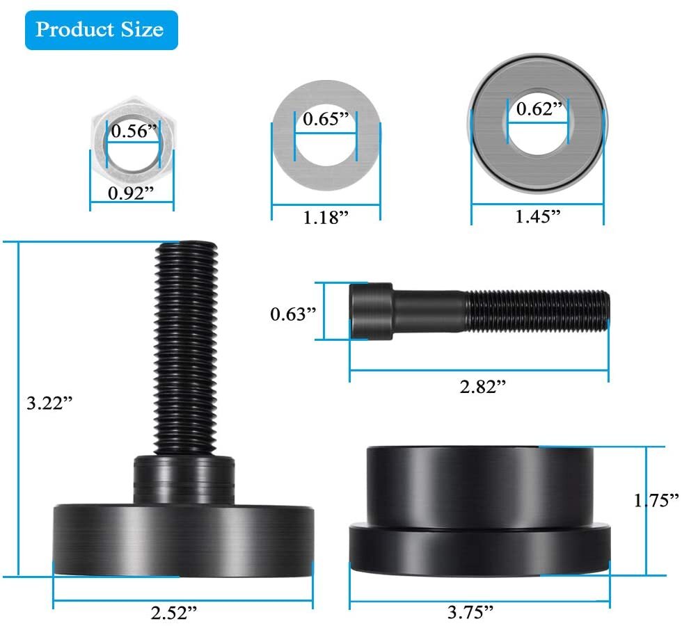 Crankshaft Front & Rear Main Seal Installer Tool 303-1259 303-770 for Ford 6.4L