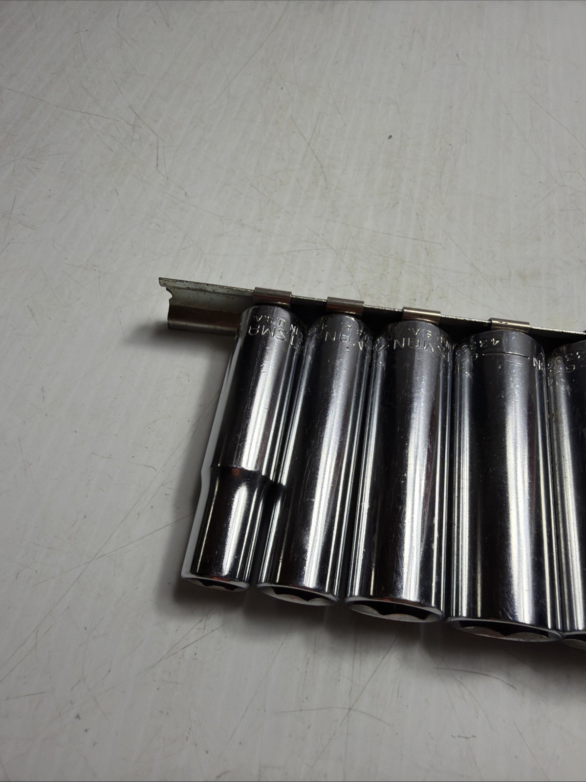 Craftsman Tools 7pc 3/8″ Drive 6-Point SAE Deep Chrome Socket Set 3/8-13/16″