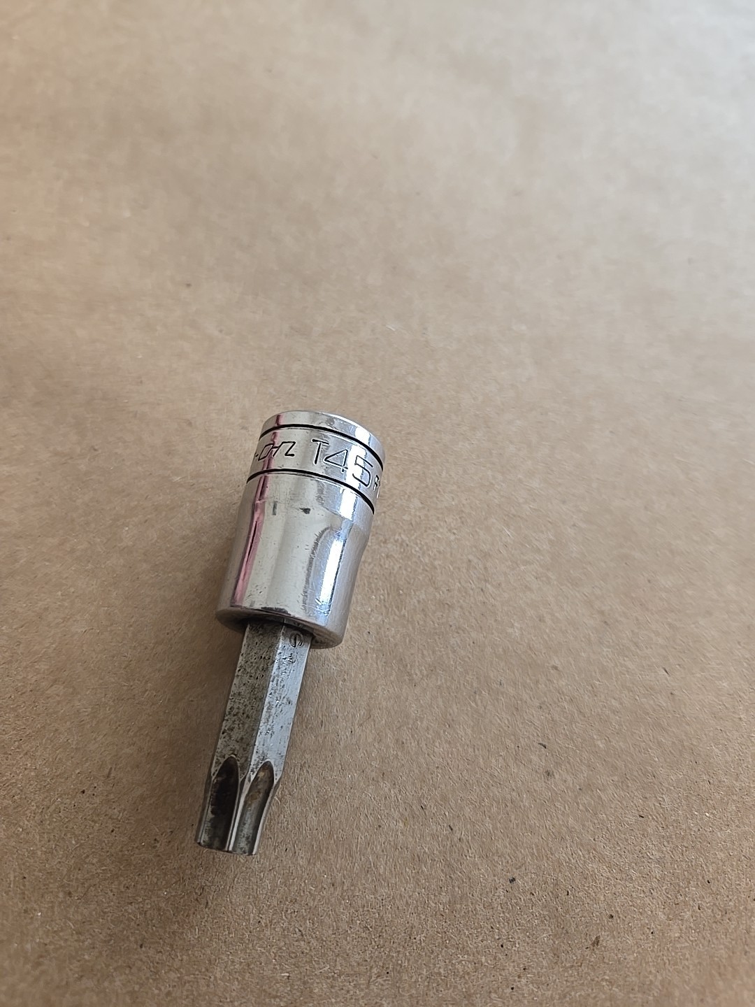 Snap On 3/8″ Drive T45 Chrome Torx Bit Driver Socket FTX45E