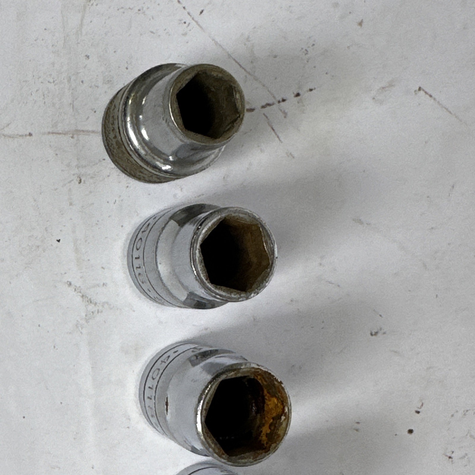 S-K SK 9pc 1/2” Drive SAE Socket Lot USA Vintage 6pt 12pt w/ Swivel