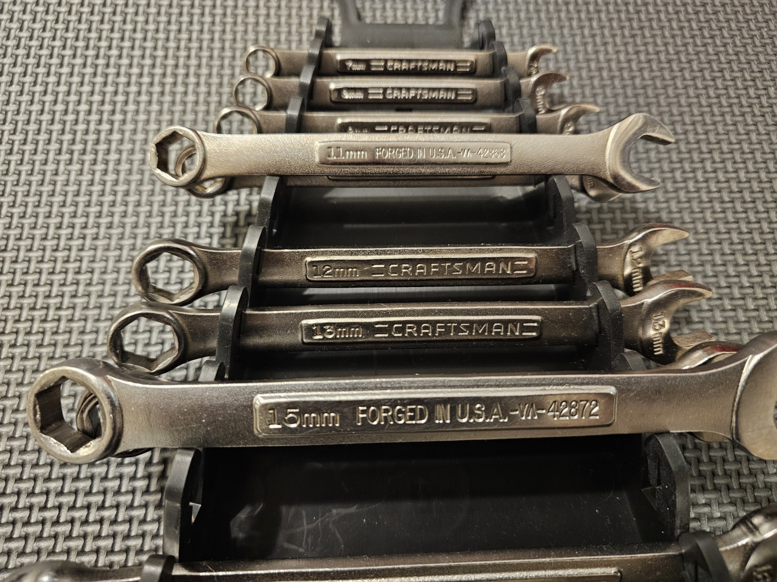 Craftsman 24 pc USA Metric & SAE 6 Point Combination Wrench Set 7-18 and 1/4-7/8