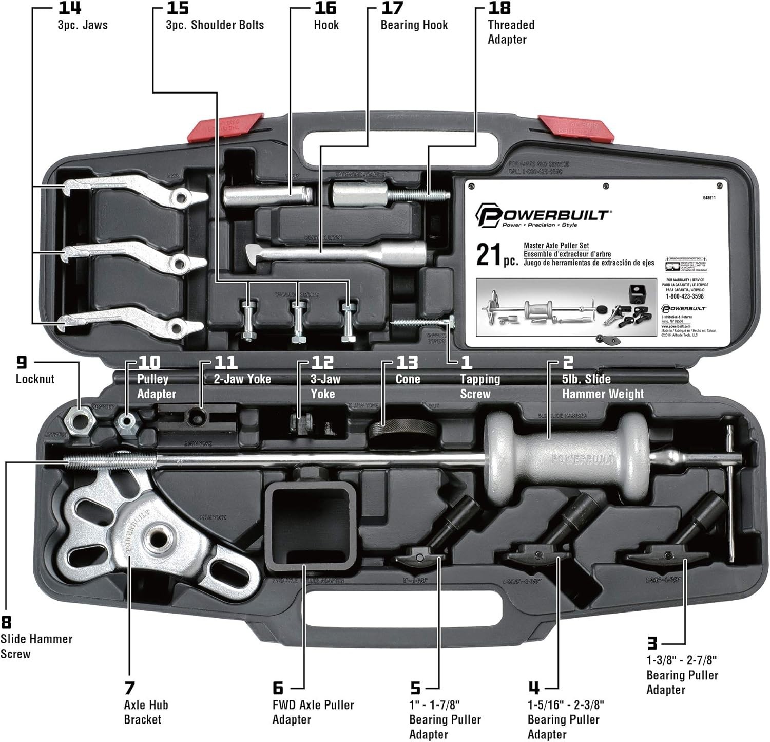 Portable Case & Clear Instructions Included