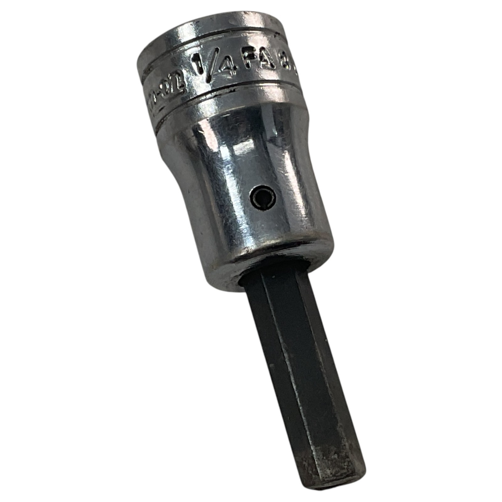 Snap-on Hex Bit Socket 1/4″ SAE 3/8″ Drive FA8A Sold As Pictured Mechanic Tool