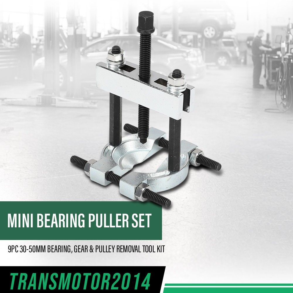 30-50mm Pull Out Jaw Gear Pulley Removal Tool 9PCS Bearing Puller Separator Set