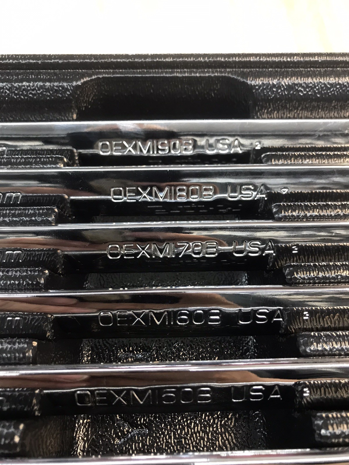 Snap-On 10pc 12 pt METRIC Flank Drive PLUS Combination Wrench Set SOEXM710