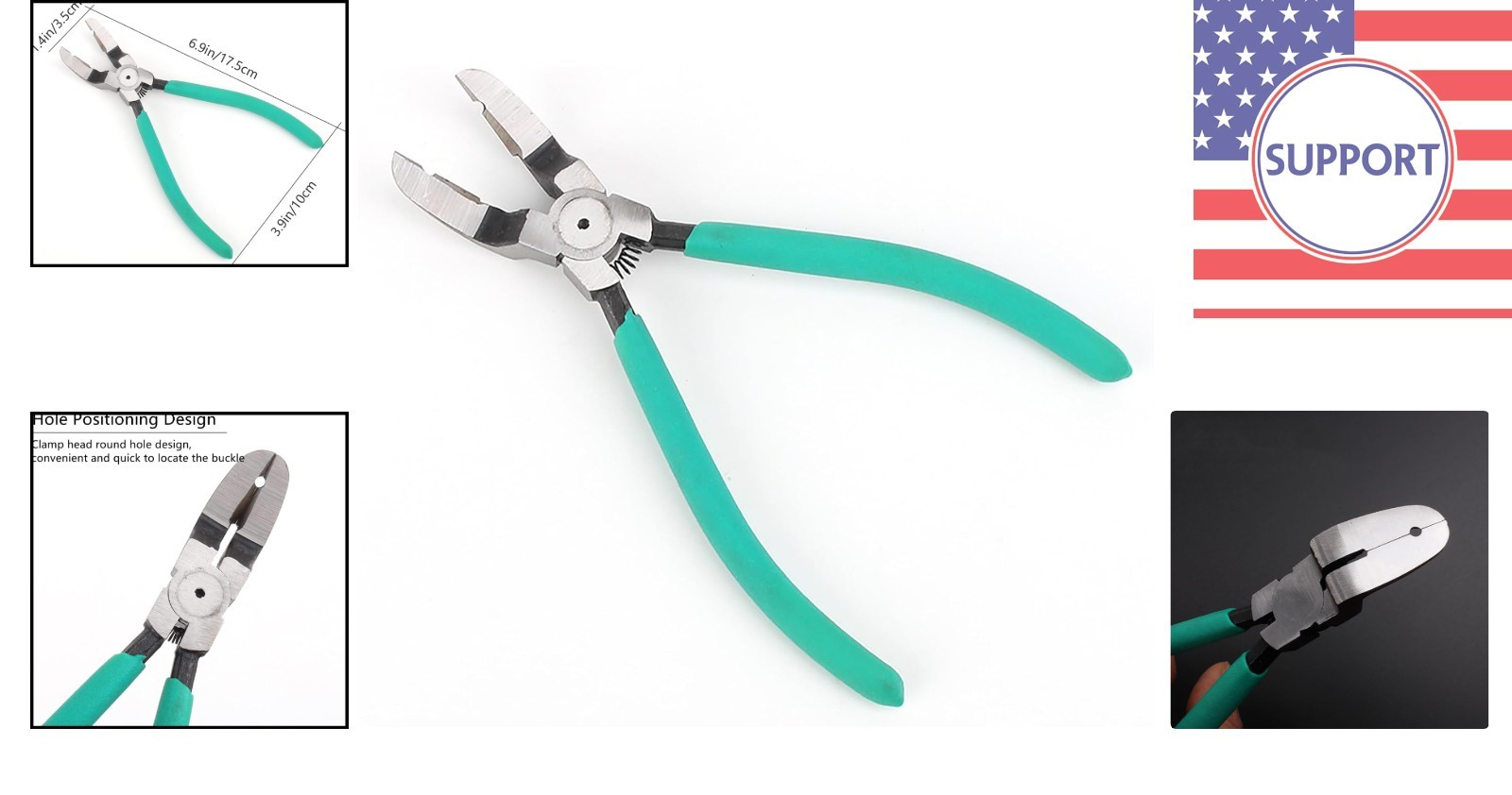 Multifunctional Carbon Steel Pliers for Car Fastener Removal – Ergonomic Design