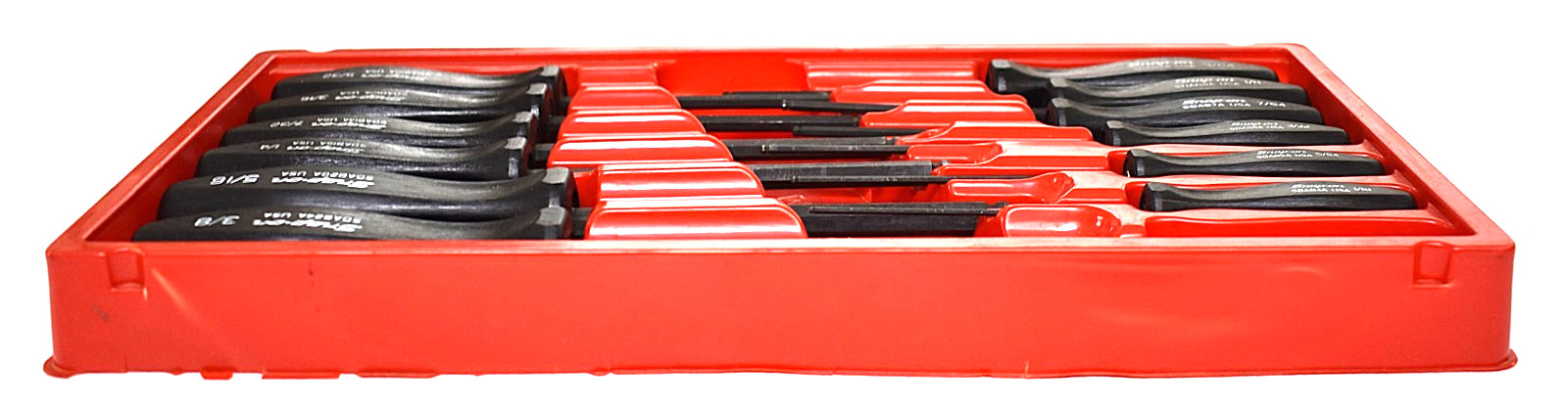 Snap-On 12pc SAE Standard Ball End Hex Driver Allen Wrench Set SDAB FREE SHIPPIN