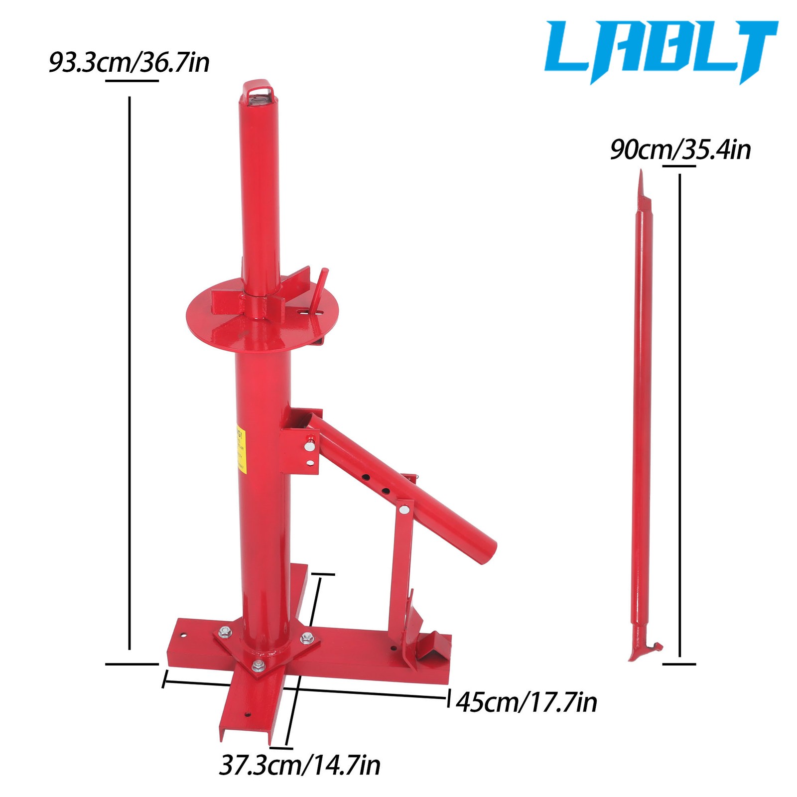 Manual Tire Changer Portable Hand Bead Breaker Mounting Tool For 8″ to 16″ Tires