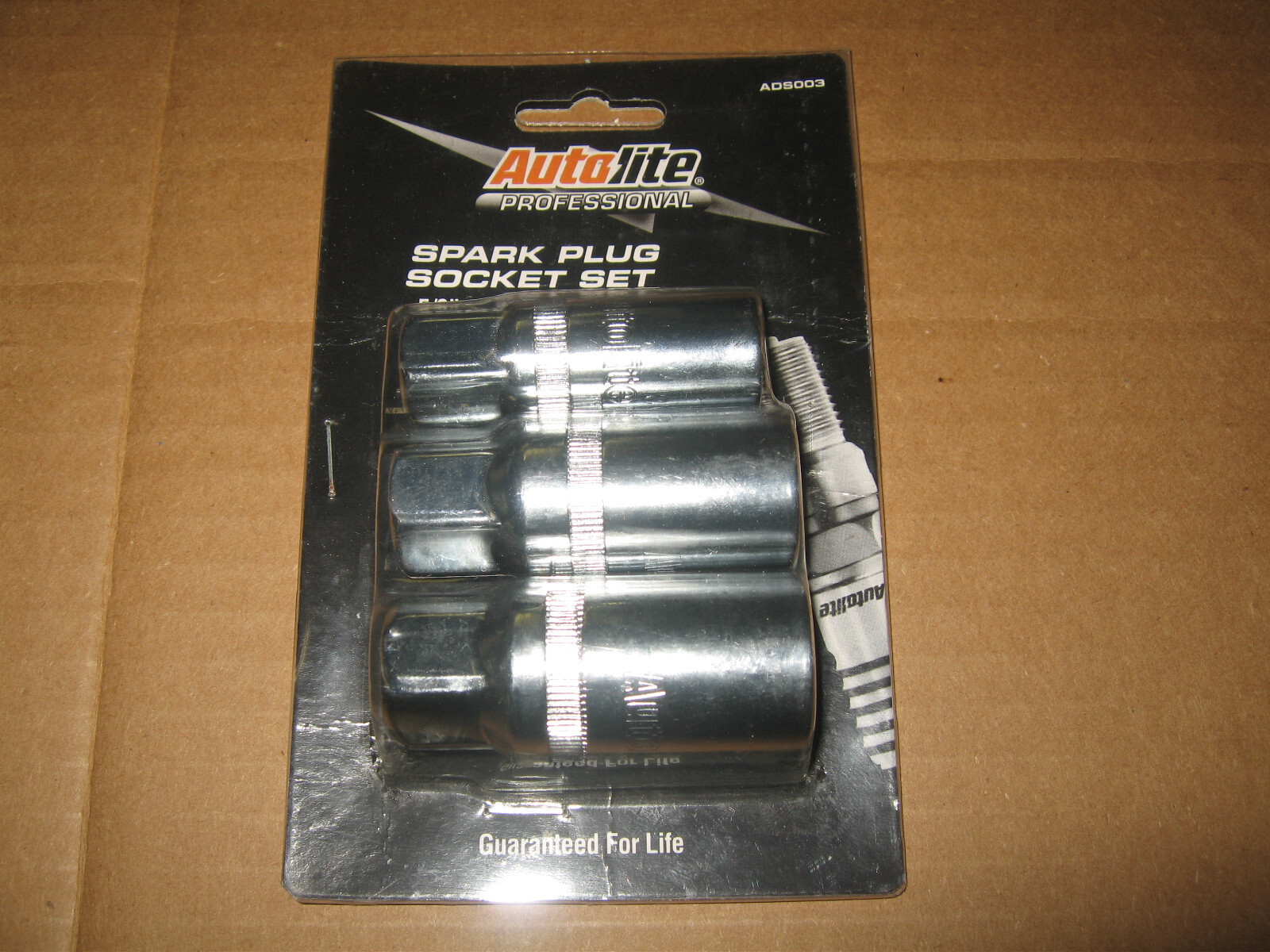 Autolite ADS003 Spark Plug Socket Set 5/8″ (16mm) 3/4″ (19mm) 13/16″ (21mm)