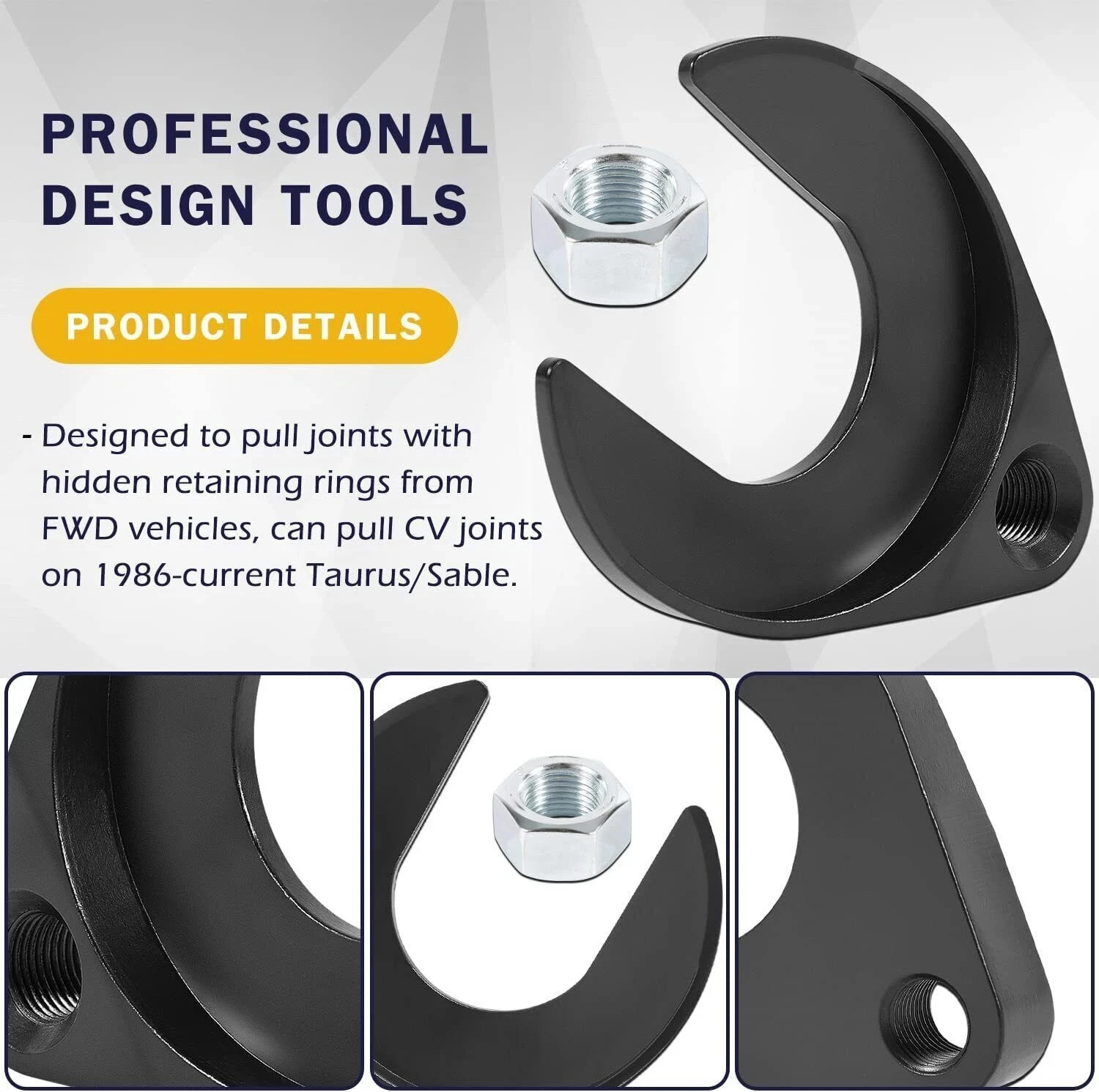 CV Axle Shaft Puller Adapter Tool – 7507 Style – Heavy Duty Steel