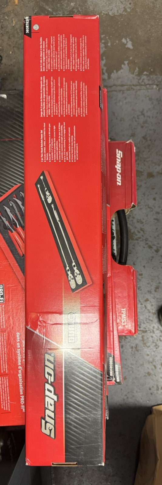 New Snap-on™ 1/2″ drive Flex Head Ratchet Set SKF80A SF80A SLF80A Foam Holder