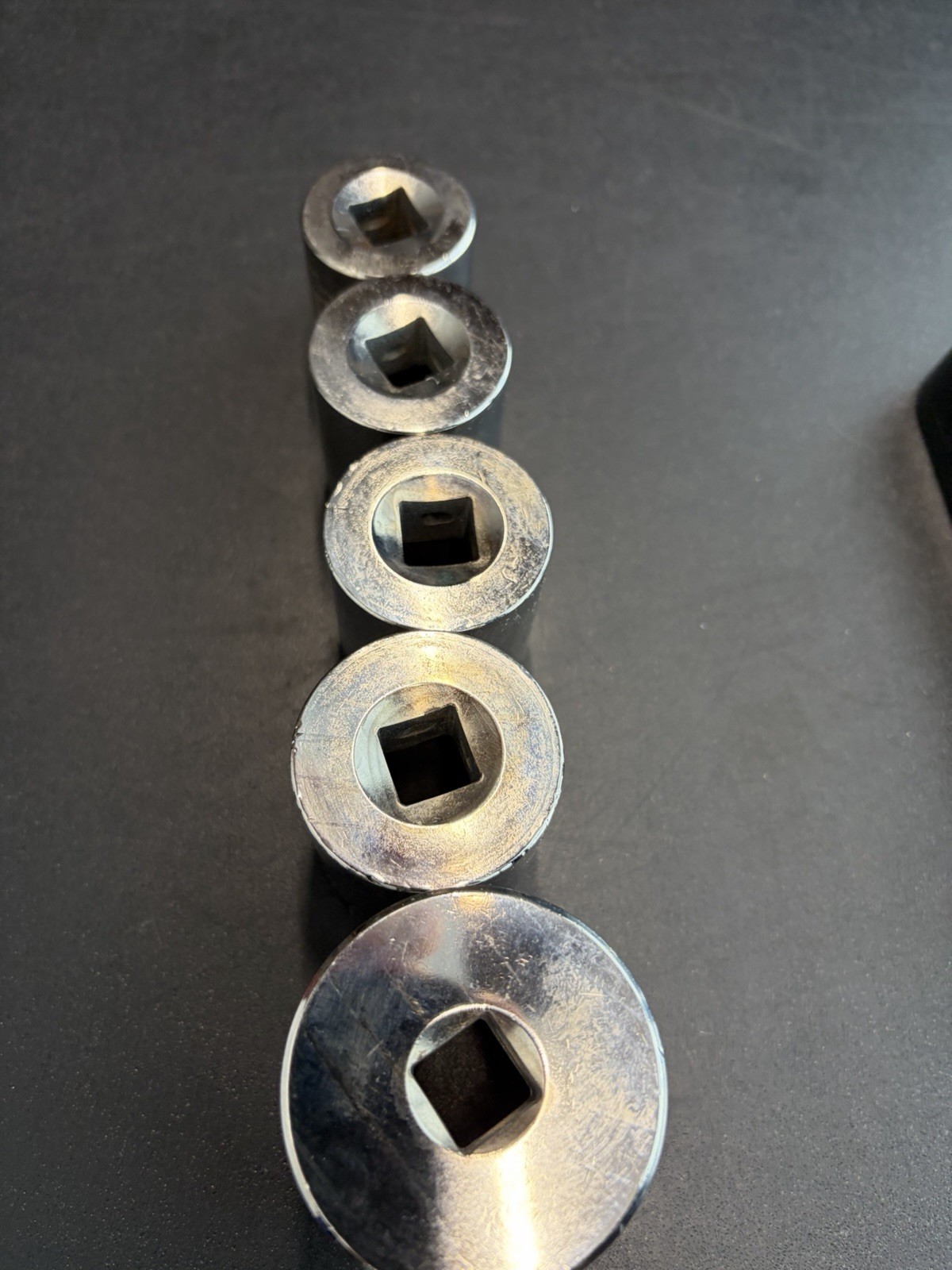 Craftsman USA 5-Piece Socket Set 1-1/16” – 1-1/2” Easy Read # 34572