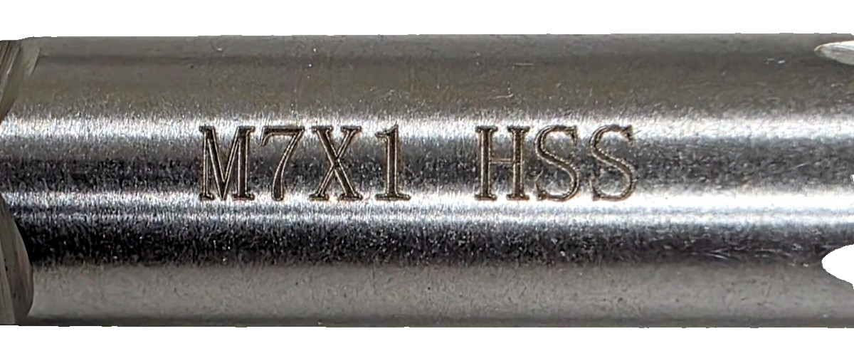 M7 X 1.0 Plug Tap Metric 7MM Irwin 1731 ZR Carbon Steel Hand Tap 4FL