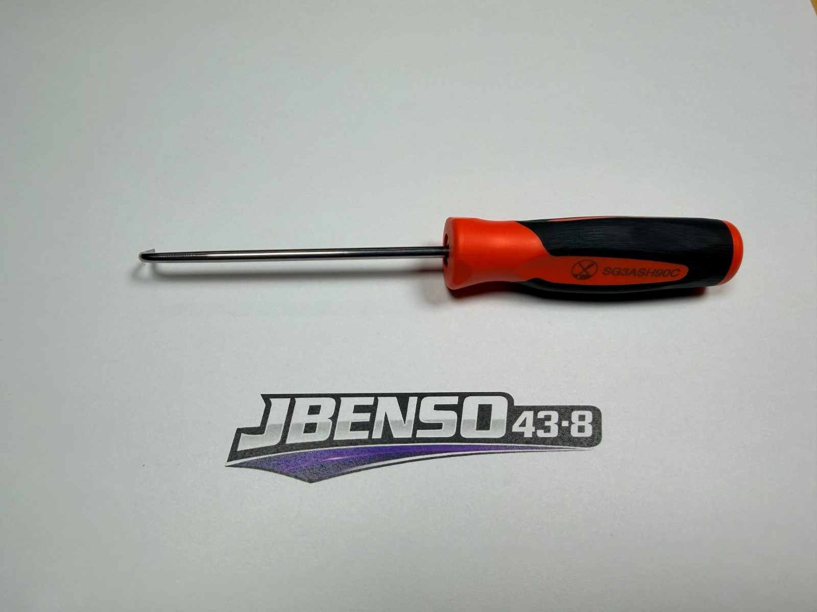 Snap-on Tools USA NEW ORANGE 6″ Mini Soft Grip Short 90° Tip Pick SG3ASH90CO