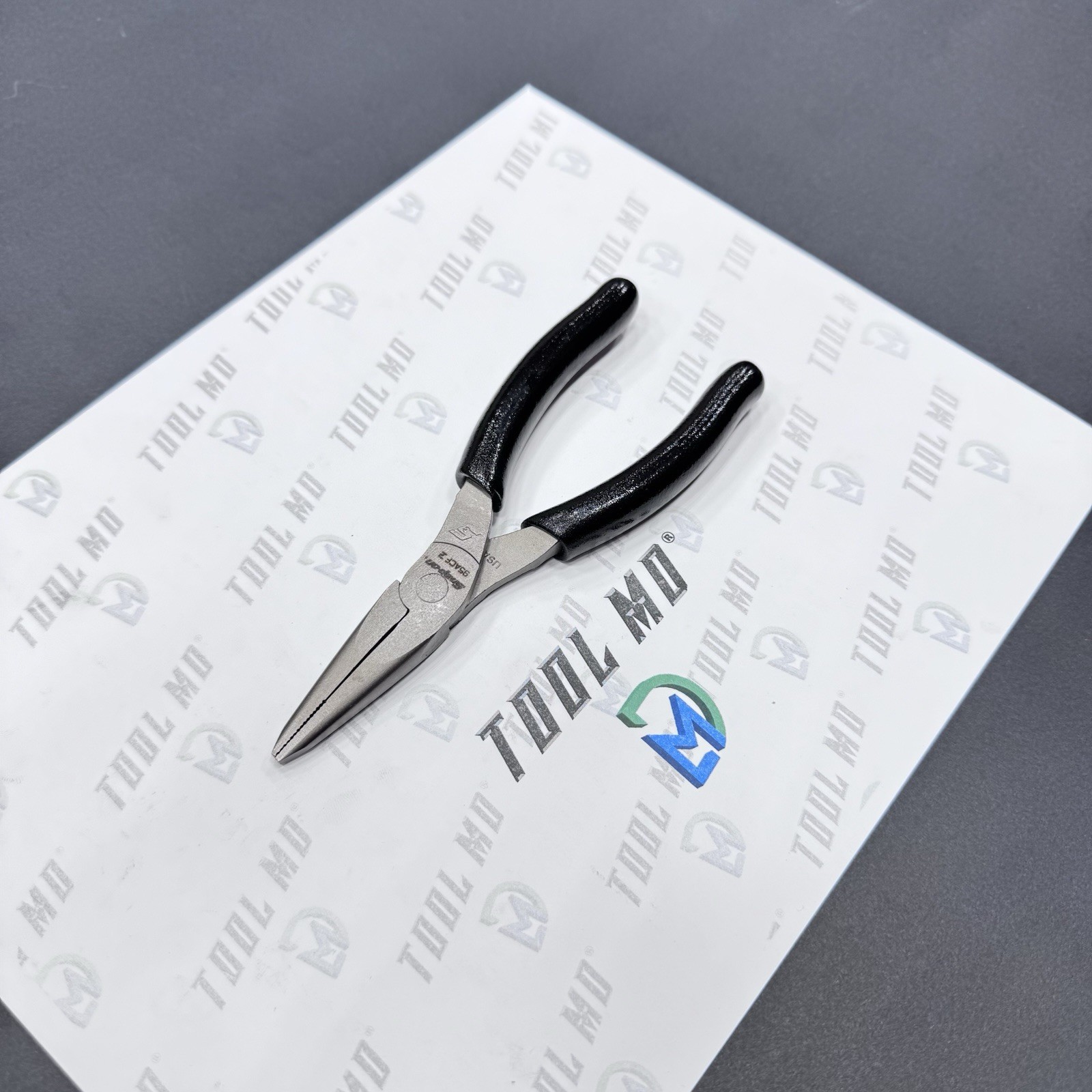 Snap-on Tools USA NEW BLACK 6″ Soft Grip Talon Grip Needle Nose Pliers 95ACFBK