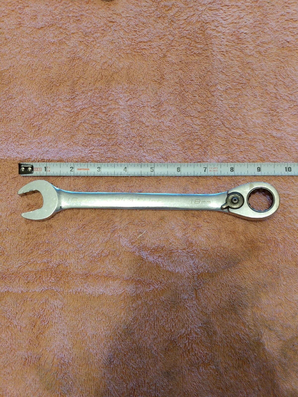 Blue Point By Snap On Tools 18 Mm Combination Ratchet Wrench Reversible