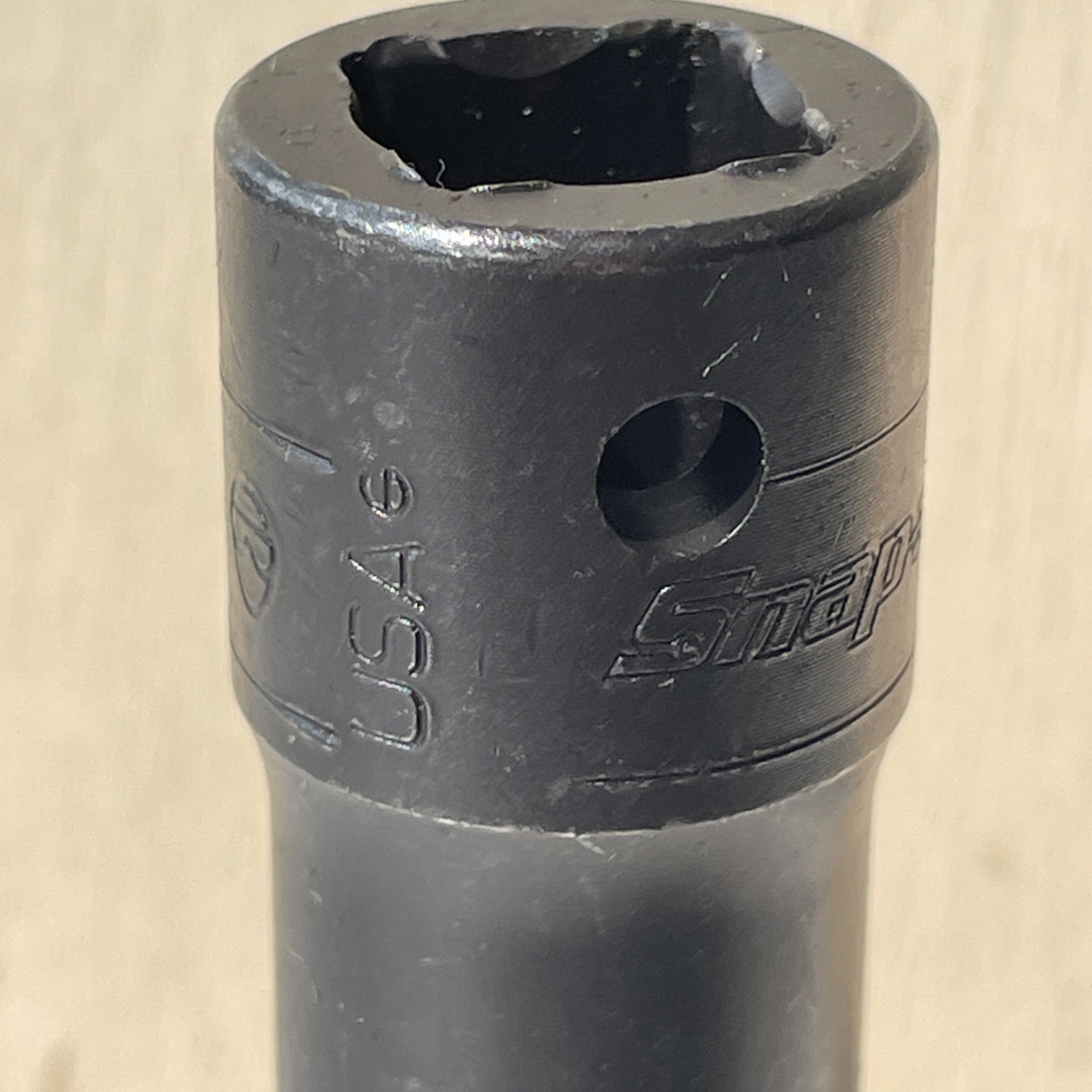 Snap-On Tools USA, SIM160A SAE 1/2″ Deep Impact Socket, 1/2″ Drive. 6-Point