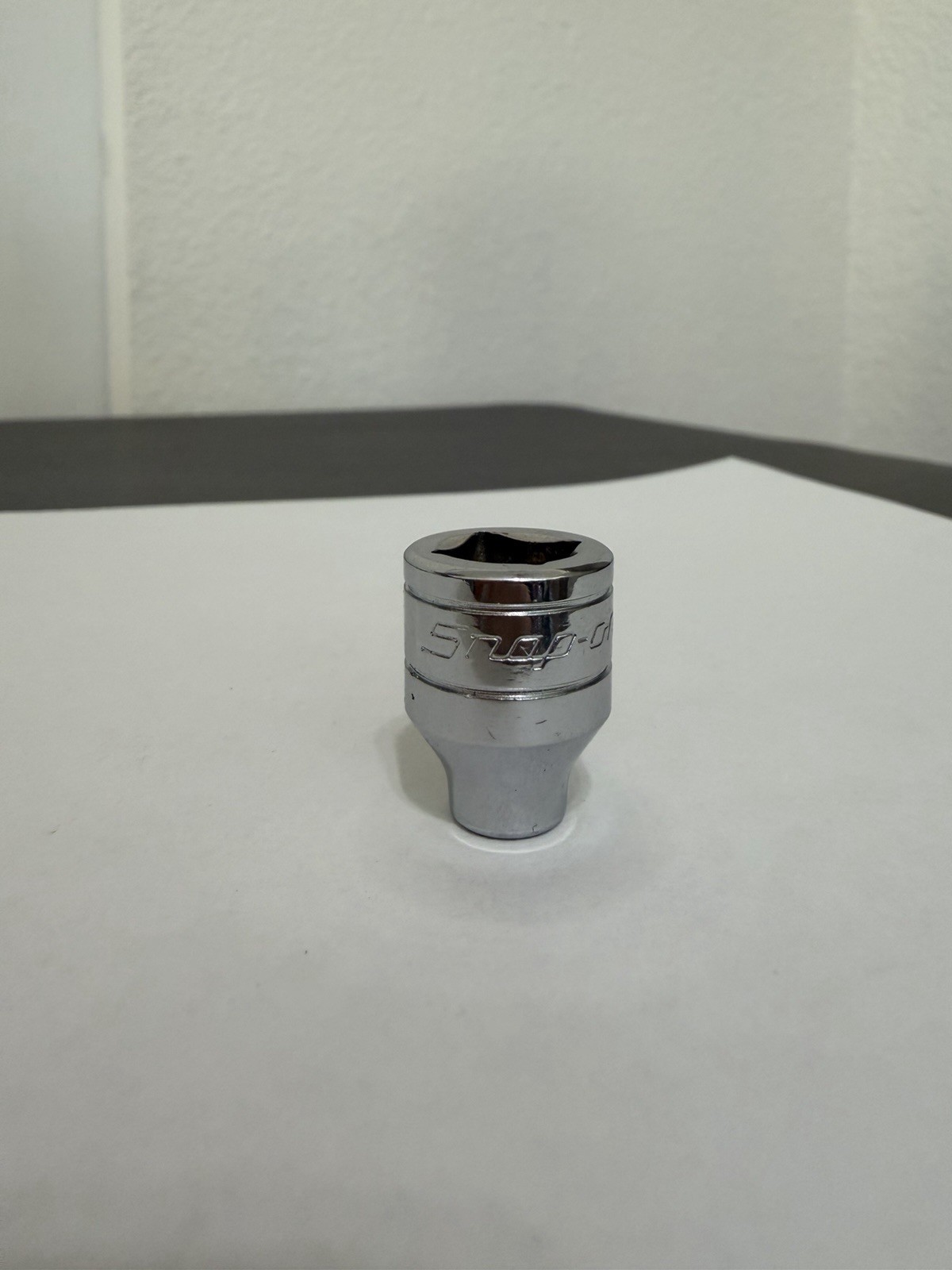 Snap on 1/4″ Shallow Socket 3/8″ Drive 12 Point F081 USA