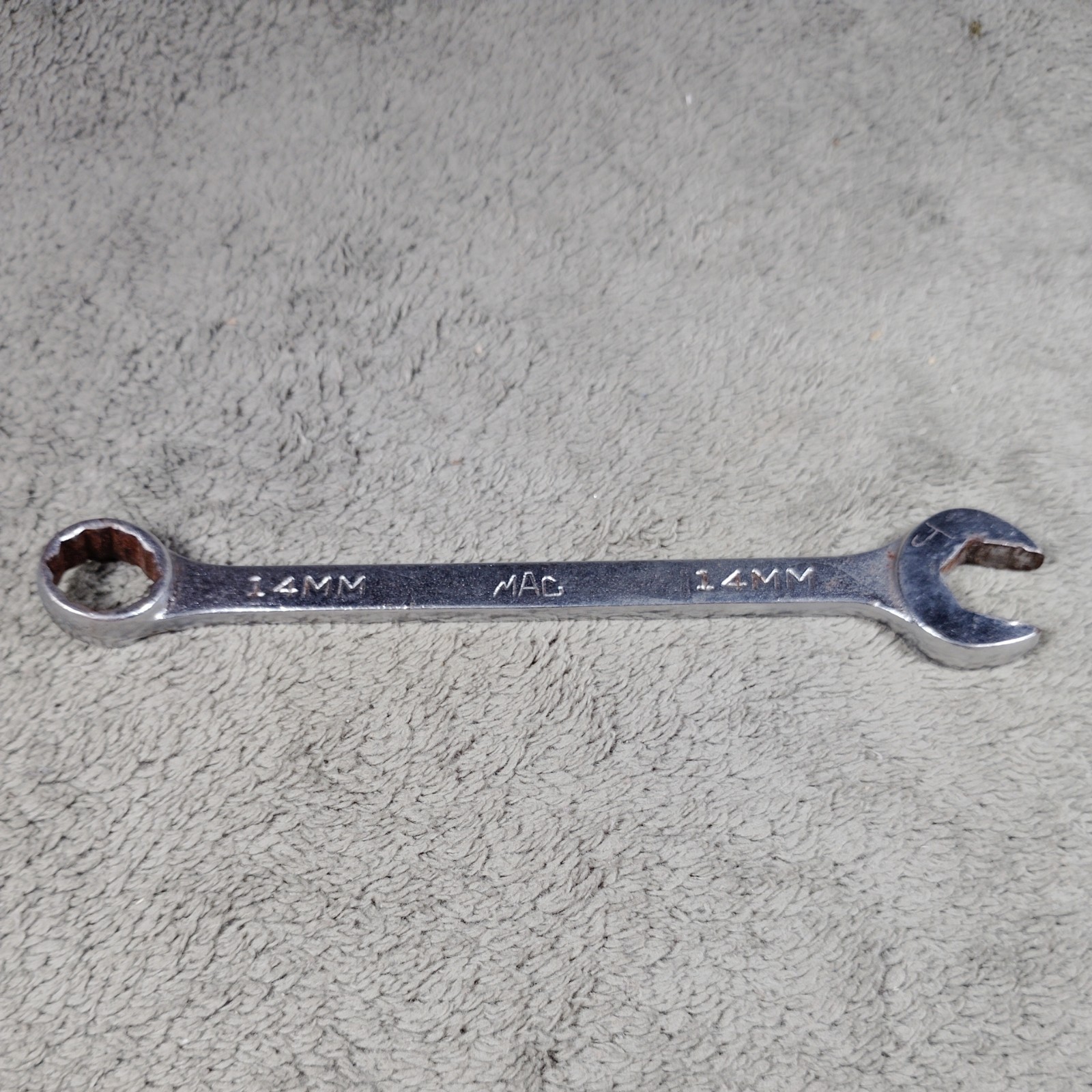 Mac Tools USA M14CW Metric 14mm Full Polish Chrome Combination Wrench 12-Point