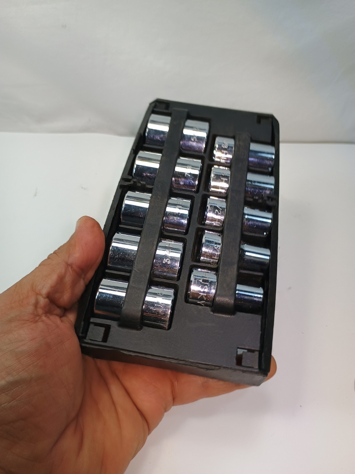 Husky 10 Piece Socket Set, 6 Point 1/2″ Drive