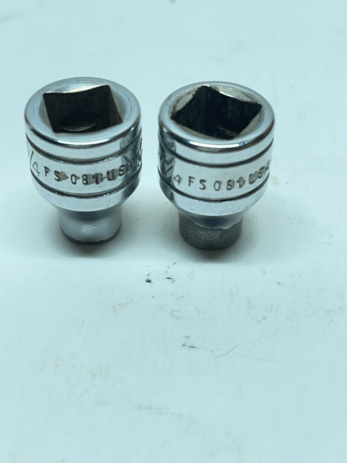 Snap On FS081 3/8″ Dr 1/4″ 6pt Shallow Chrome Socket USA