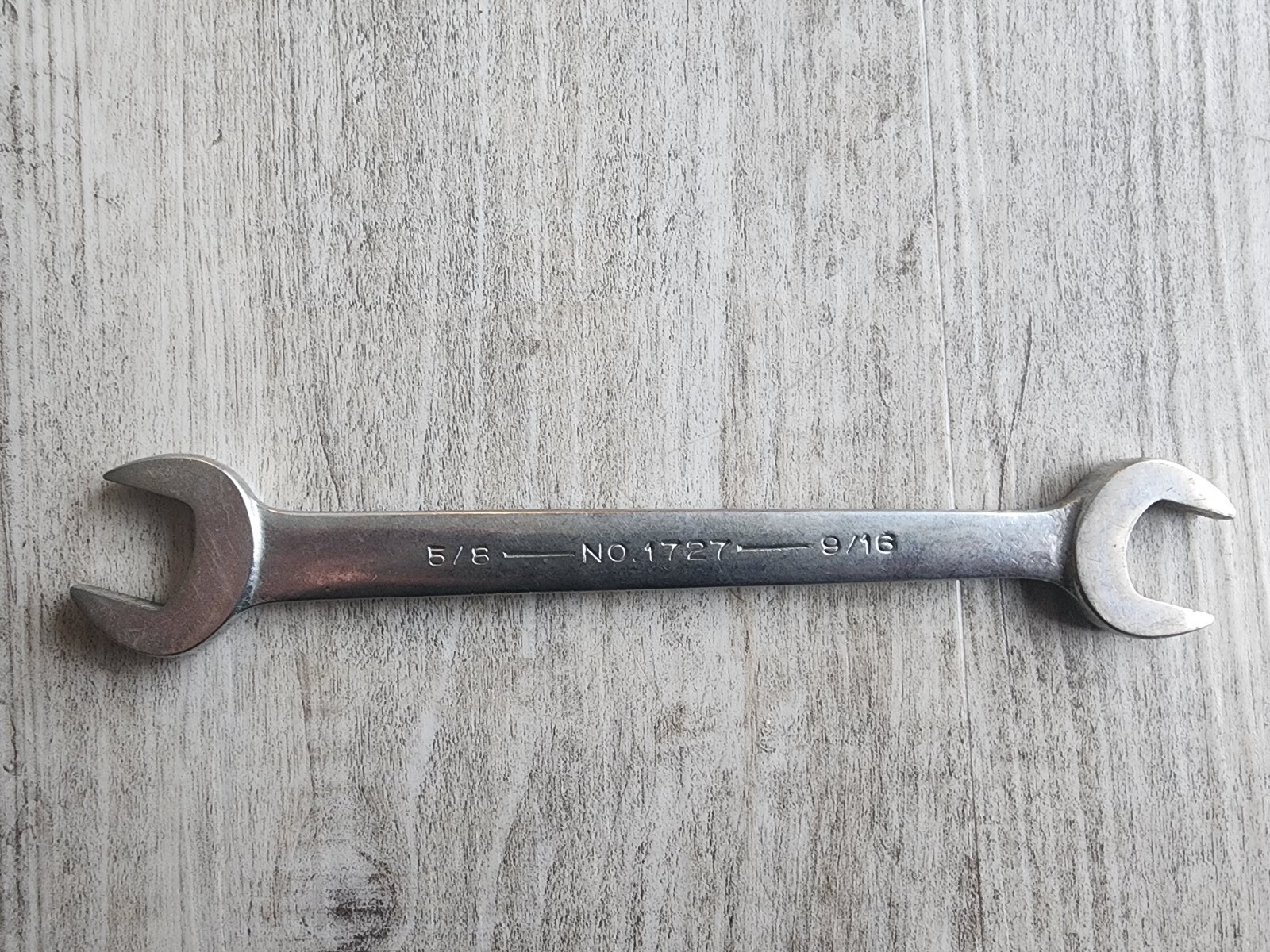 Vintage Armstrong Armaloy 5/8″-9/16 Combination Wrench USA 1727