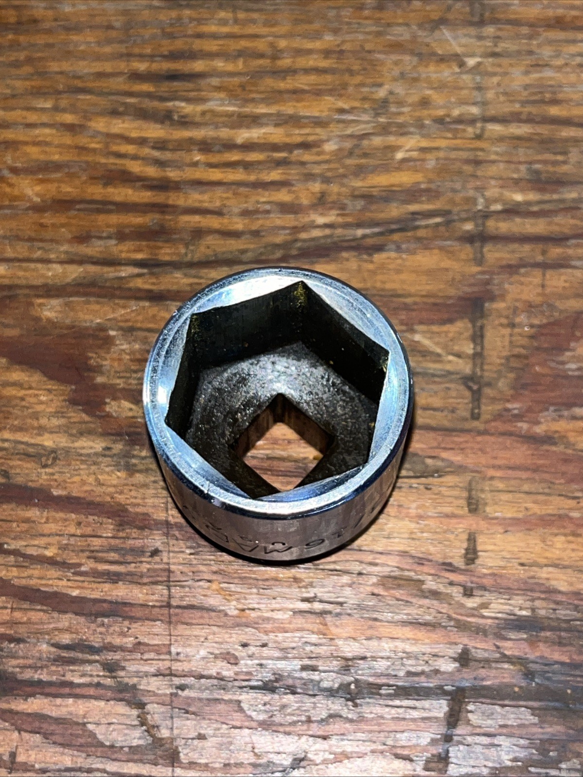 MAC Tools V386 1/2 Inch Drive 1-3/16 6 Point Shallow Chrome Socket