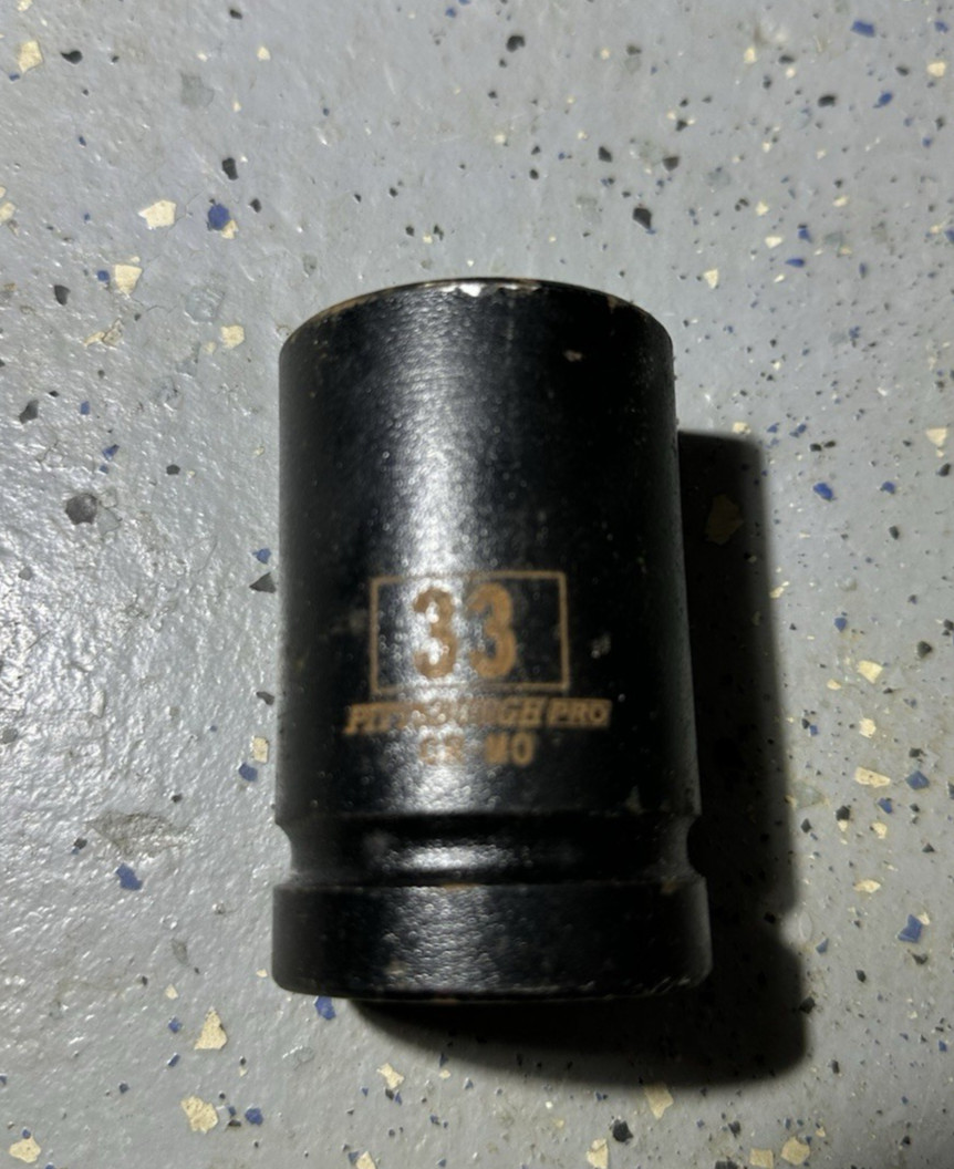LOT of 7 Sockets Metric SAE – 1-13/16″, 1-1/2”, 1-3/8”, 7/8″, 34mm, 33mm, 24mm