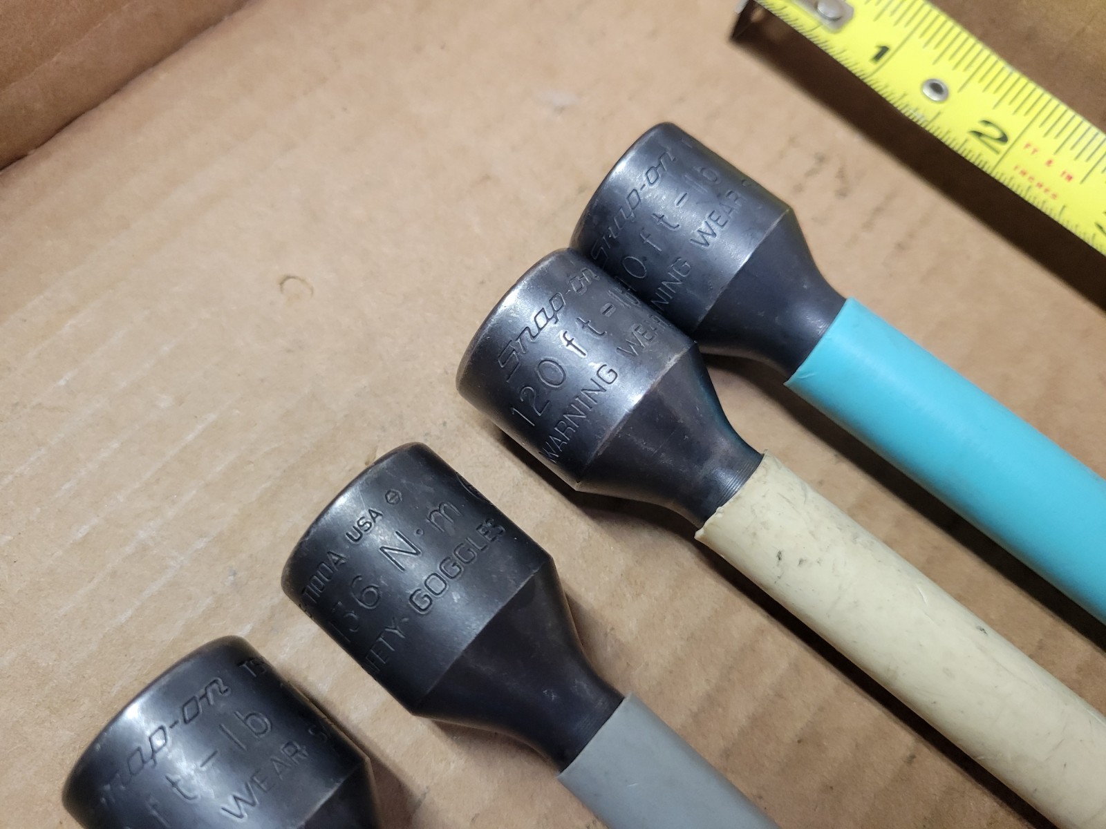 Snap On / Blue Point 1/2″ Drive 5-Piece Torque Stick Set