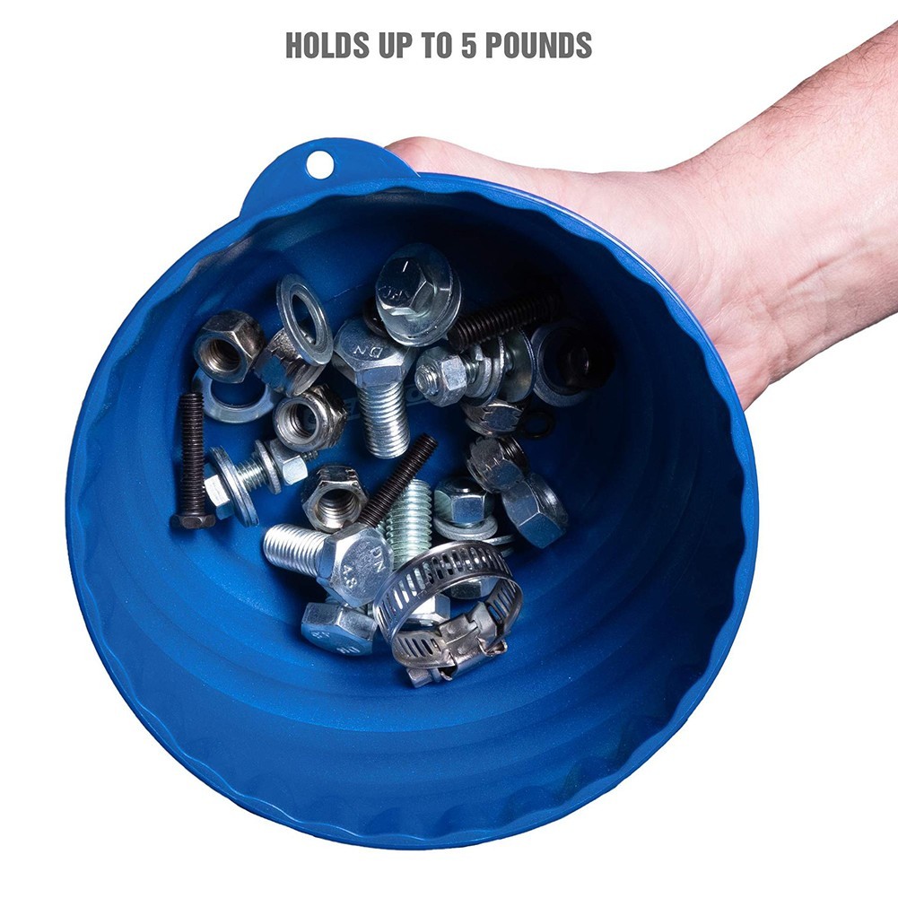 Magnetic Parts Organizer Bowl for Auto Repairs Conveniently Sized at 6 Inches