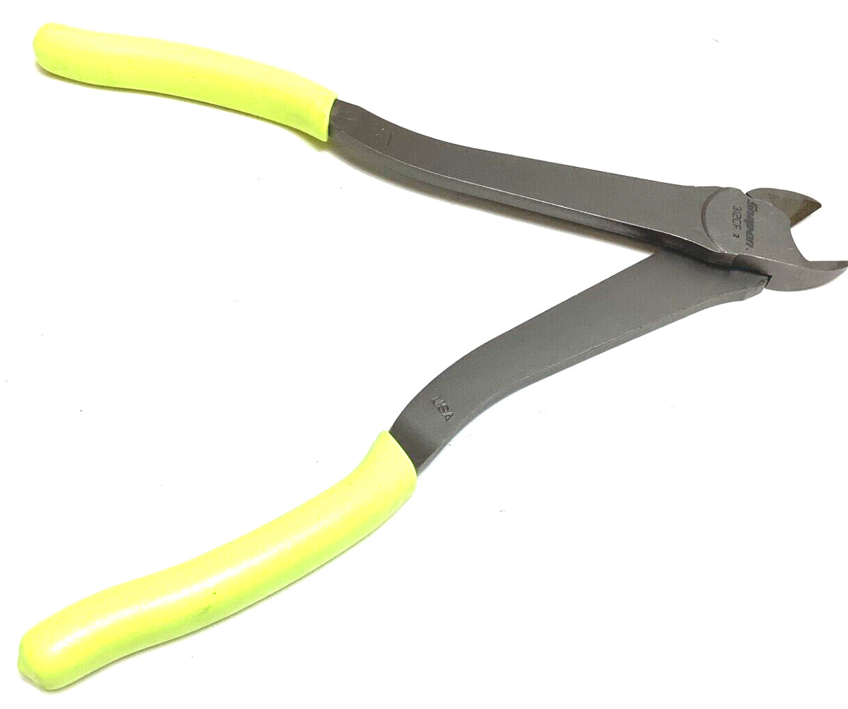 New Snap-on™ 312CF 312CFHV 12″ Long Diagonal Cutters Hi-Viz Yellow Vinyl Grip