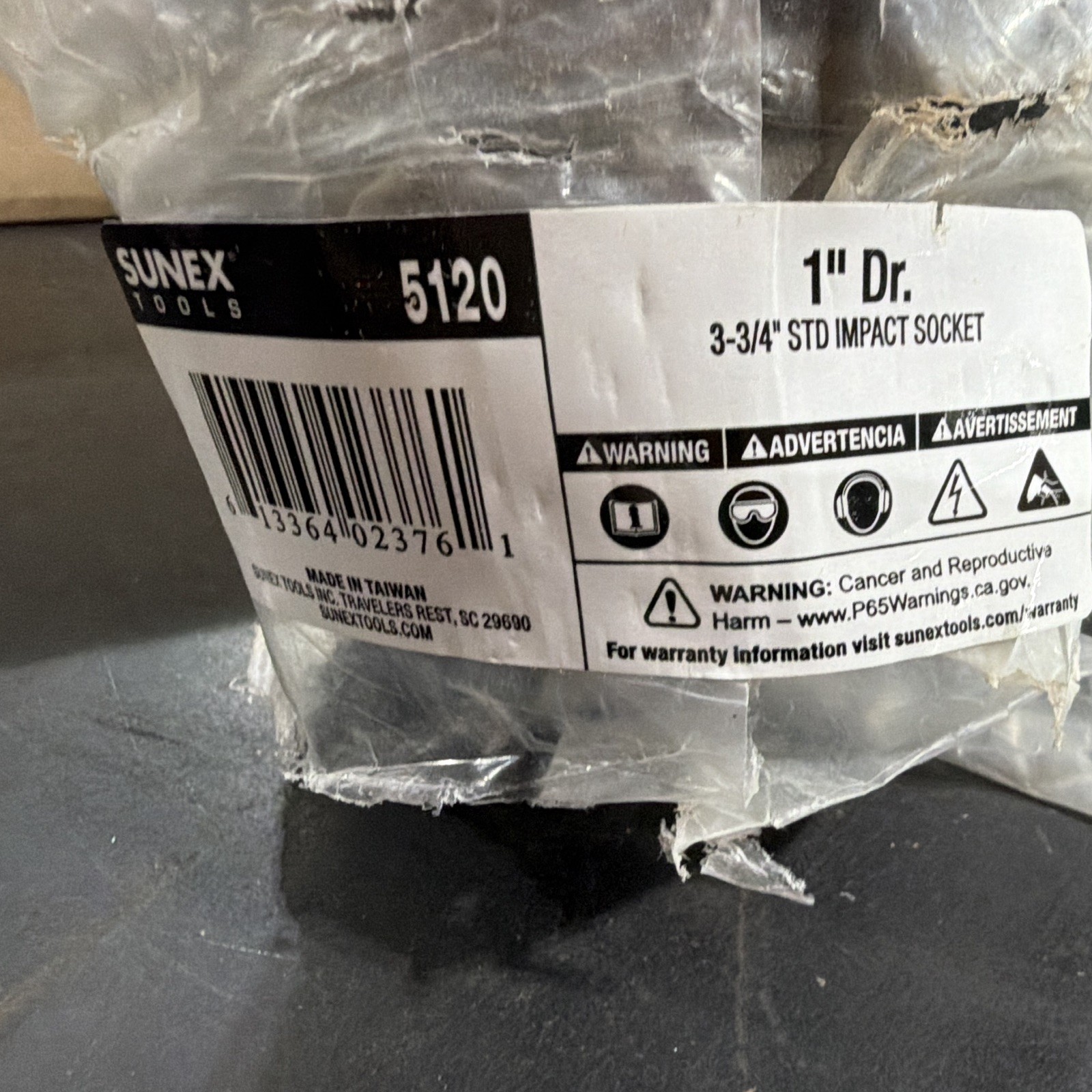 Sunex Tools 5120 1” Drive 3-3/4 Impact Socket