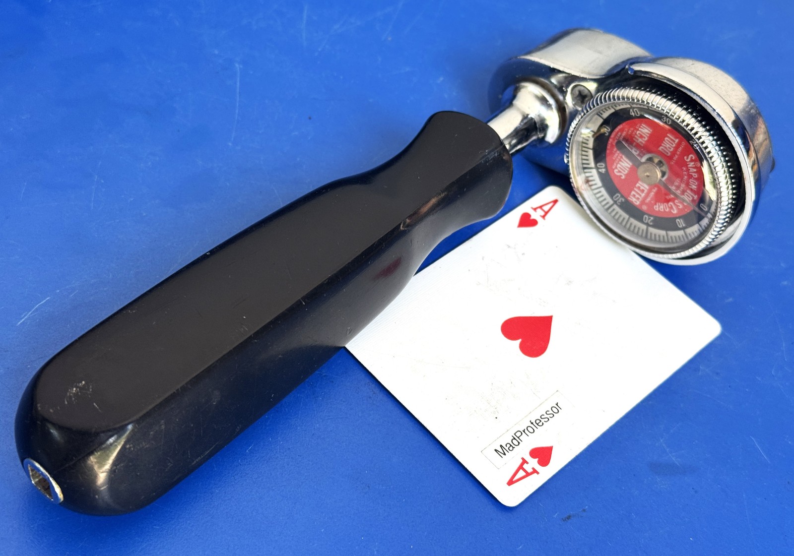 Snap-on 1/4″ Drive Dial US Basic Torque Driver Wrench Torqometer 50 inlb TQS4