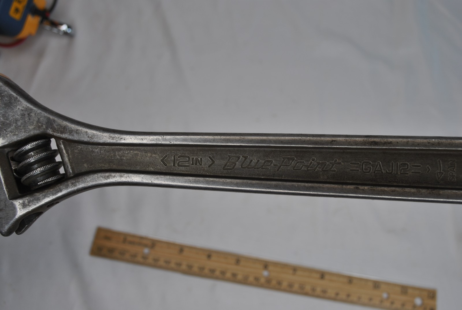 Blue-Point Tools by Snap-on 12″ Long Industrial Finish Adjustable Wrench GAJ12A