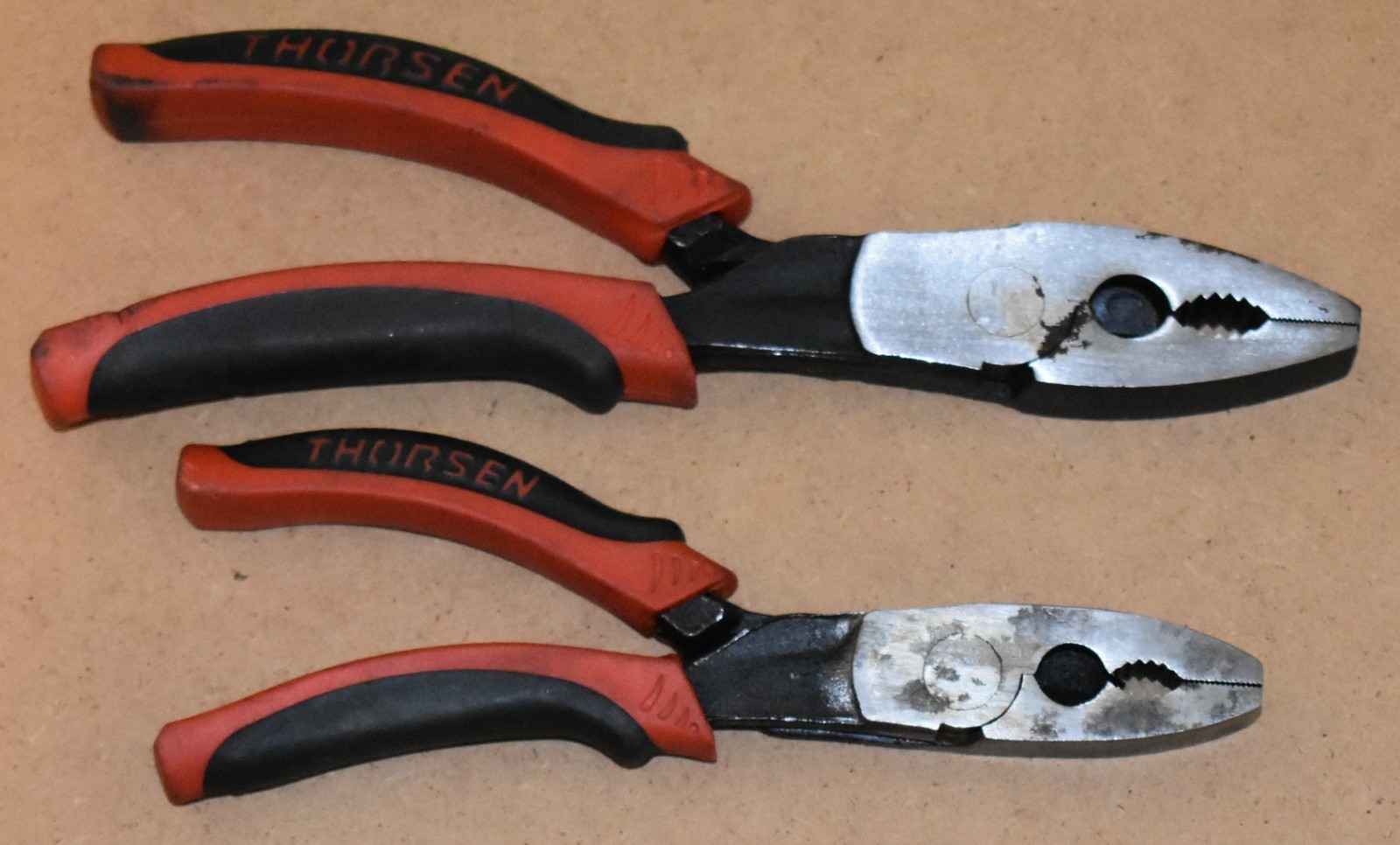 THORSEN ERGONOMIC COMFORT «GRIP FORCE» COMBINATION PLIERS 6-3/4″ & 8-1/4″