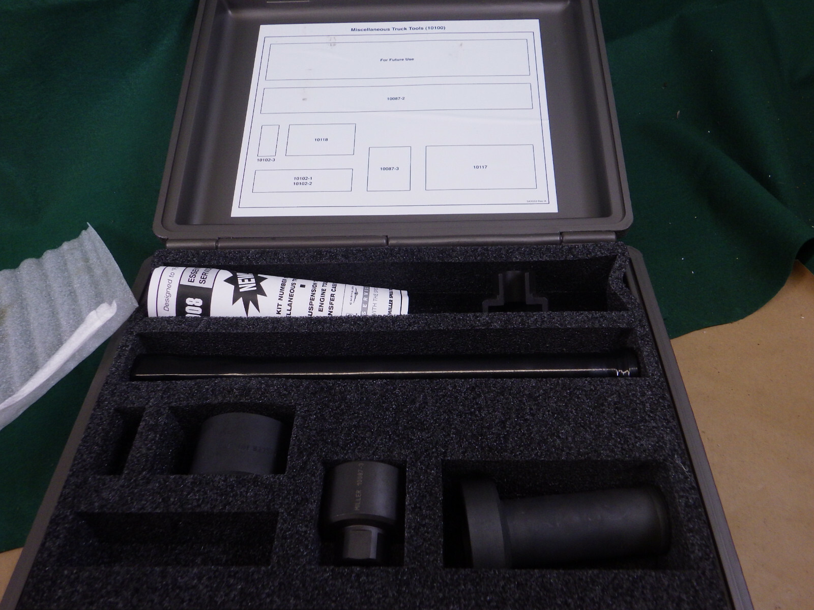 Miller 10100 service tool kit Dodge 1500 trucks 4.7/NV233/NV140/MP transfer case
