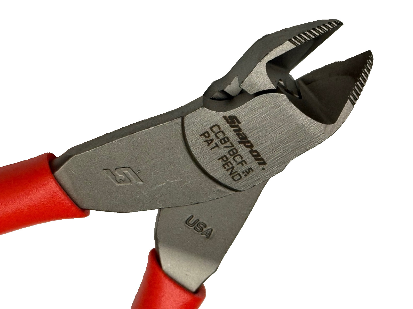 Snap-on Tools ORANGE 8″ ComboCut Flush Cutter w/Hard Wire Feature CC87BCFO NEW