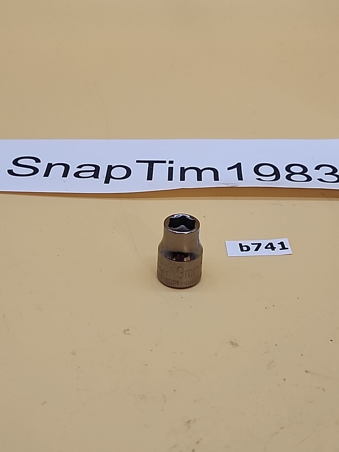Craftsman Tools 3/8″ Drive 9mm 6 Pt Shallow Socket G2 43541 USA