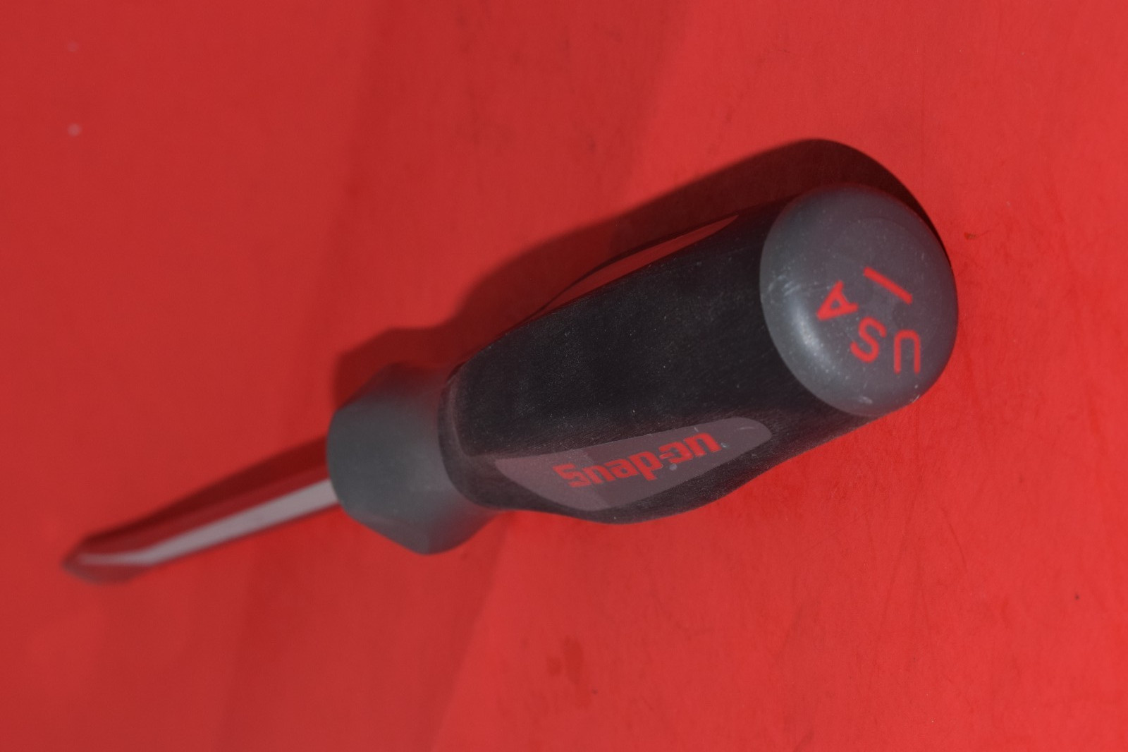 NEW Snap-On Standard 5/16″ Instinct Soft Grip 10″ Long Dark Titanium Screwdriver