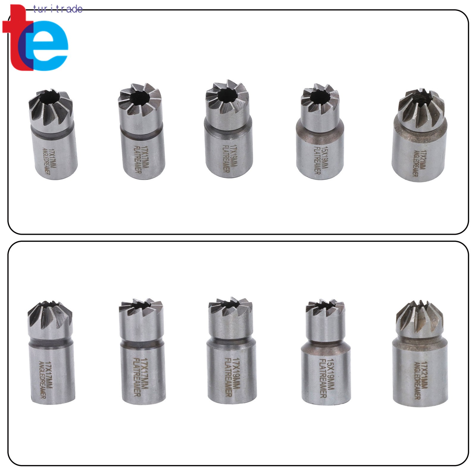 7pcs Diesel Injector Seat Cutter Set Cutter Cleaner Tool Set Carbon Remover Kit