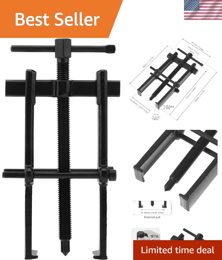 Heavy-Duty 8-Inch Two-Claw Bearing Puller – Perfect for Automotive Repairs