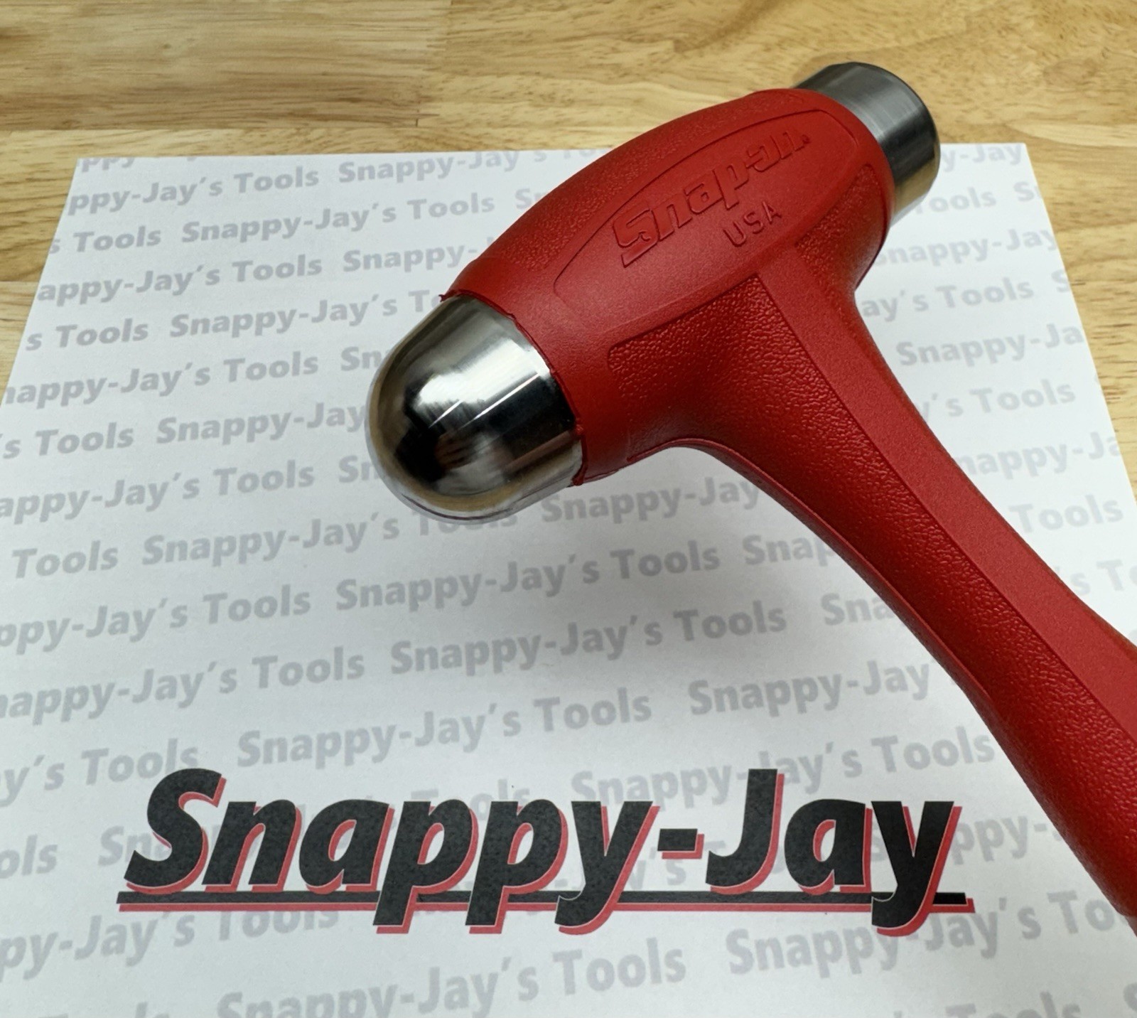 Snap-on Tools USA NEW 24oz/680g RED Soft Grip Dead Blow Hammer HBBD24R