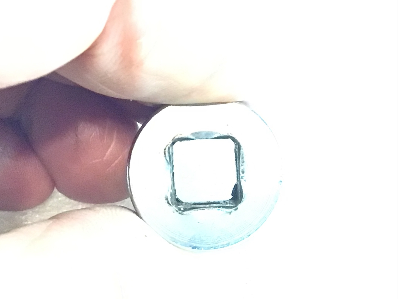 Snap On#F18M – 18mm, Metric, Shallow, Chrome, Socket, 3/8” Dr., 12-Pt. -USA-