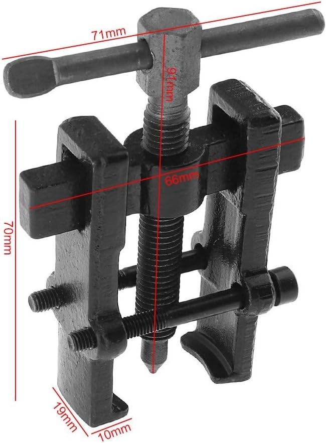 High-Strength 2 Inch Chromium Vanadium Steel Two Claw Puller for Auto Repairs