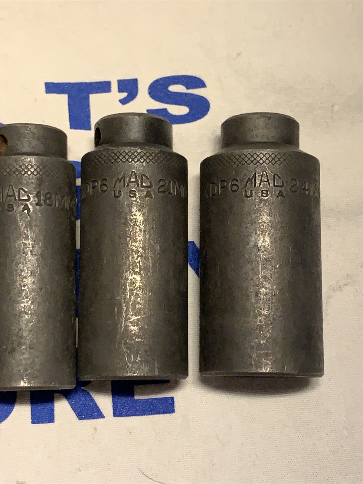 Mac Tools 3/8″ Drive 6pc 6pt Metric Impact Socket Set 15MM-18MM, 21MM, 24MM