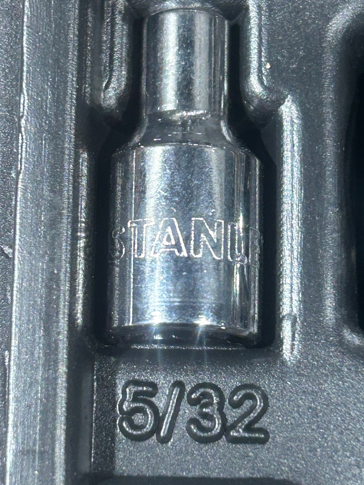 Stanley SAE Socket Set. 1/4” Drive Sockets. 6 Point. 11 Pieces. (NO CASE)