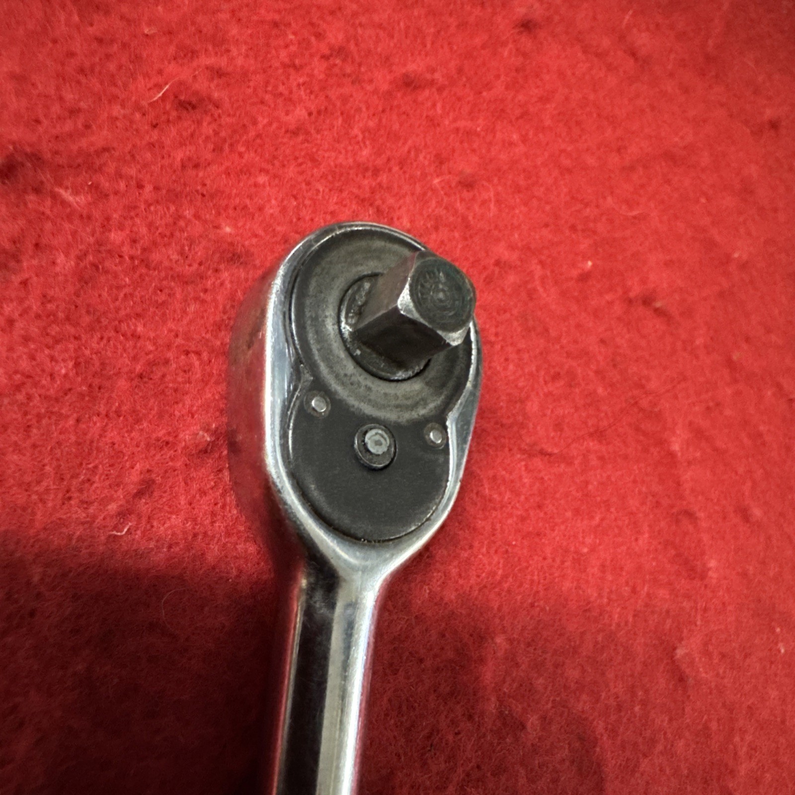 Vintage Snap-on Tools USA TM70B – 1/4″ Drive Standard Handle Chrome Ratchet