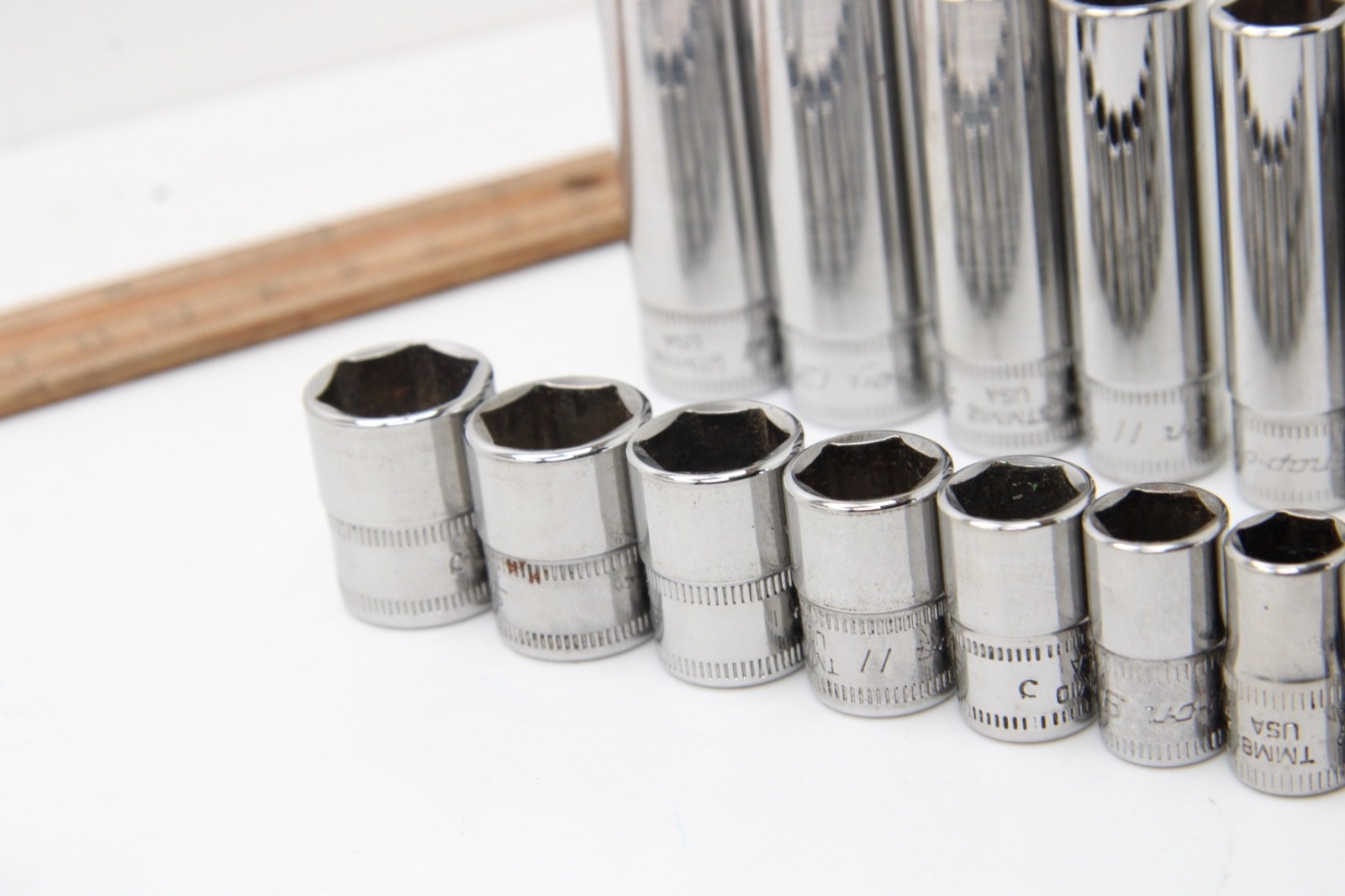 Snap-on 144TMPB 44 Piece 1/4″ Drive 6-Point Metric/ SAE General Service Set USA